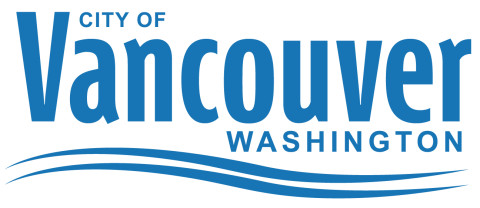 Wordmark that reads "City of Vancouver Washington"