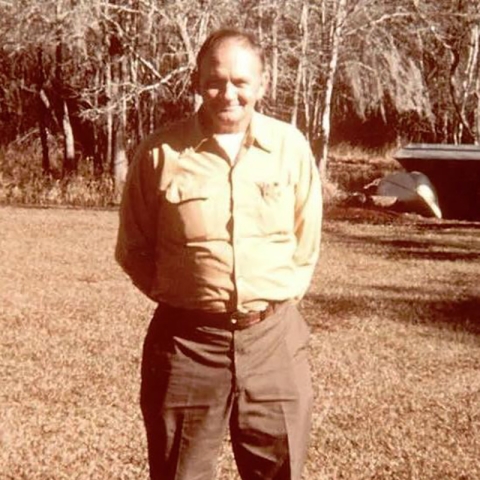 Richard Simpson Bolt, Jr., standing and smiling. Image from Fire Service Line of Duty Deaths Facebook page, www.facebook.com/photo/?fbid=2068217930005808&set=a.403074613186823