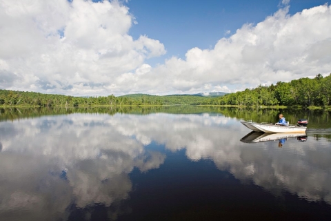 Boating at Umbagog National Wildlife Refuge