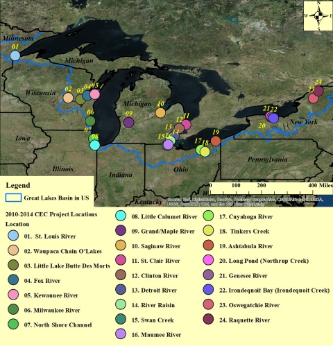 CEC 2010-2014 Project Locations