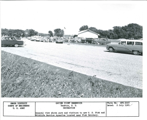 Photo of the Gavins Point NFH aquarium from 1961