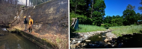 Clark Brook Dam Removal, North Haverhill, NH