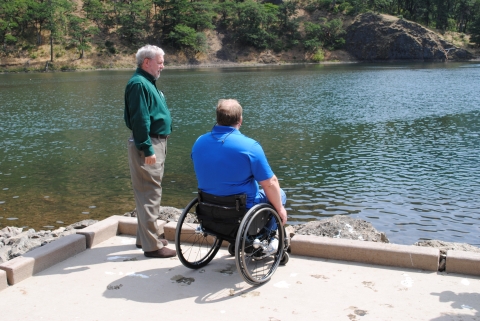 Accessible Fishing Platform