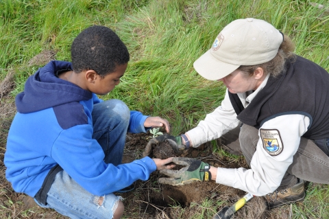 Habitat restoration at Stone Lakes National Wildlife Refuge