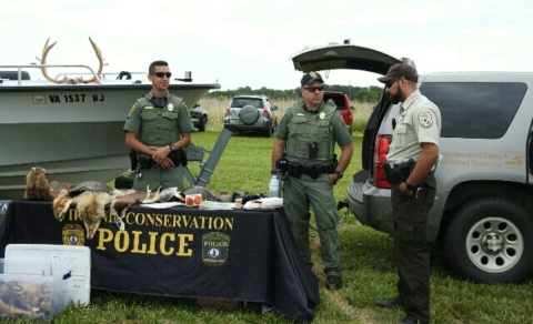 Law enforcement table