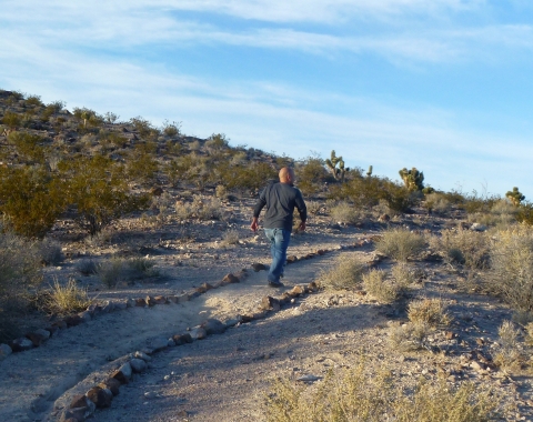 Hiking Davenport Trail Pahranagat NWR