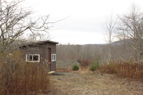 Accessible hunt blind located at Canaan Valley NWR