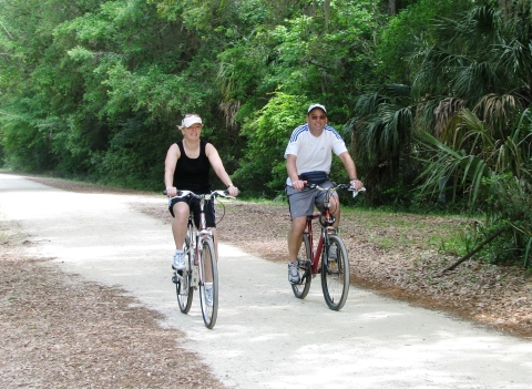 Bicycling at Pinckney Island NWR