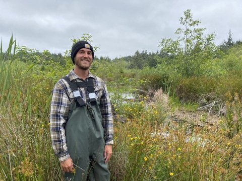 Charlie Neher at Bandon Marsh