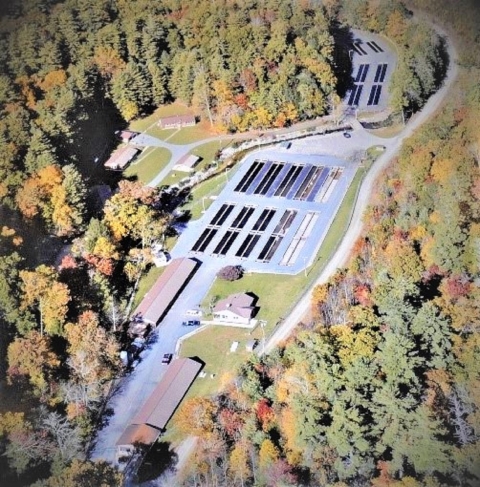 Aerial of Chattahoochee Forest National Fish Hatchery