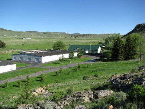 Ennis hatchery view