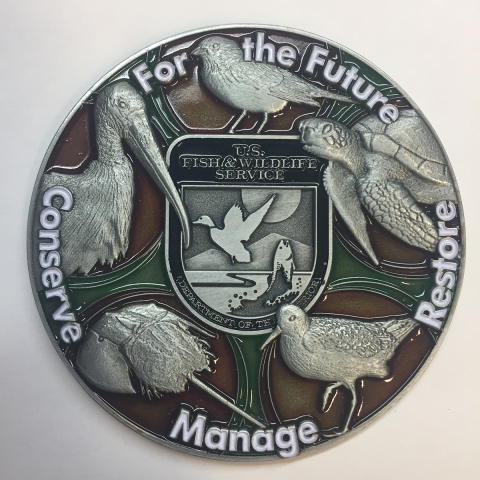 Savannah Coastal Refuges Complex GeoTrail Coin-Back