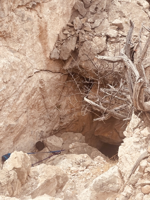 Romney Cave in New Mexico