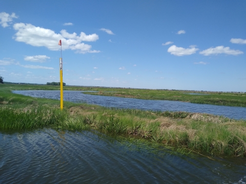 Image of water trail marker