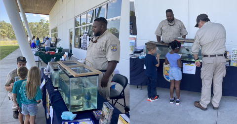 Peninsular Florida FWCO staff at outreach event