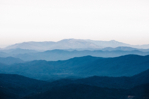 Waves of mountain ranges.