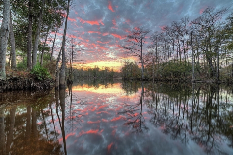 Sunset over Yellow River, FL