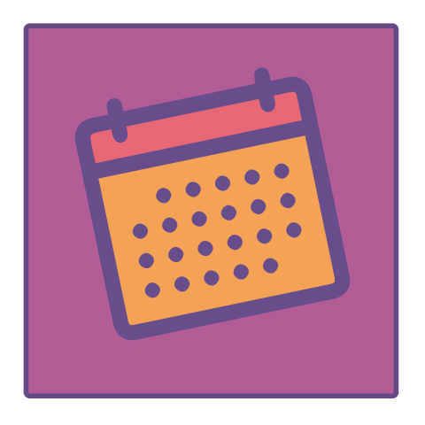 Icon of a calendar