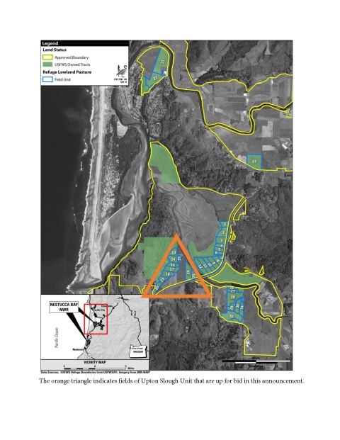 Map showing CAA opportunity