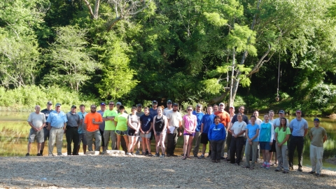 Buttahatchee Fish Survey Group Photo