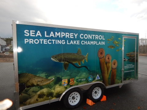 Sea Lamprey Control goes on the road to protect Lake Champlain.