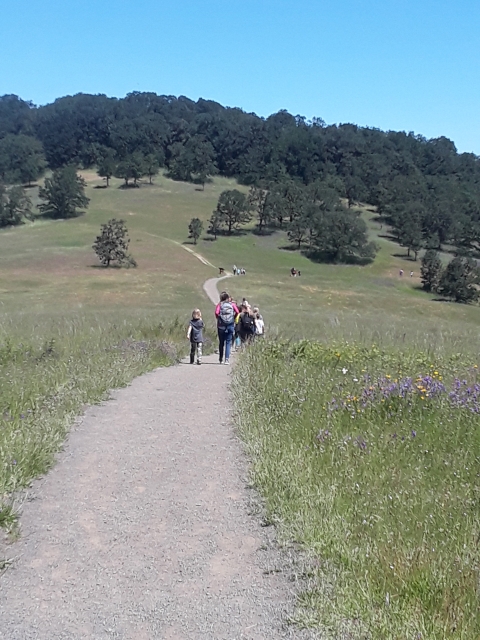 A local school visits Baskett Slough National Wildlife Refuge for a bilingual field trip.