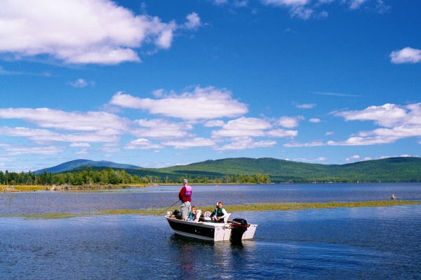 Boating at Umbagog National Wildlife Refuge