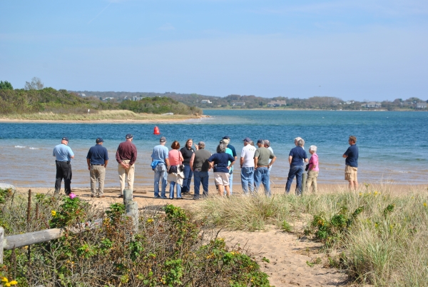 Teaching visitors about Beane Point