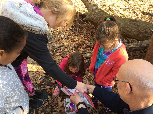 Visitors enjoying the Savannah Coastal Refuges Complex geocache program