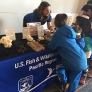 Environmental Education table at the Oregon Zoo