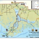 Map of St. Marks Unit of the St. Marks NWR