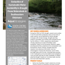 Evaluation of Sustainable Water Availability in Drought Prone Watersheds