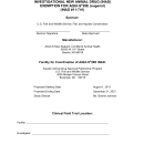 STUDY PROTOCOL FOR A COMPASSIONATE AQUACULTURE INVESTIGATIONAL NEW ANIMAL DRUG (INAD) EXEMPTION FOR AQUI-S®20E (eugenol) (INAD #11-741)