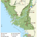 Map of Lower Suwannee NWR with gates