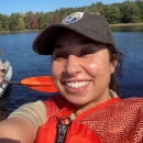 Woman on kayak